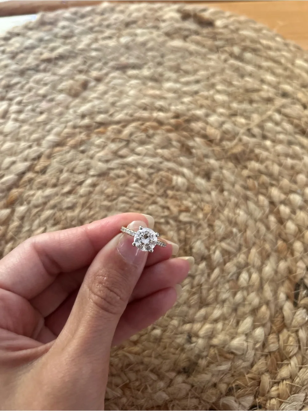 14K Yellow gold Gold 2.25 Ct Round Diamond Engagement Ring Size 5